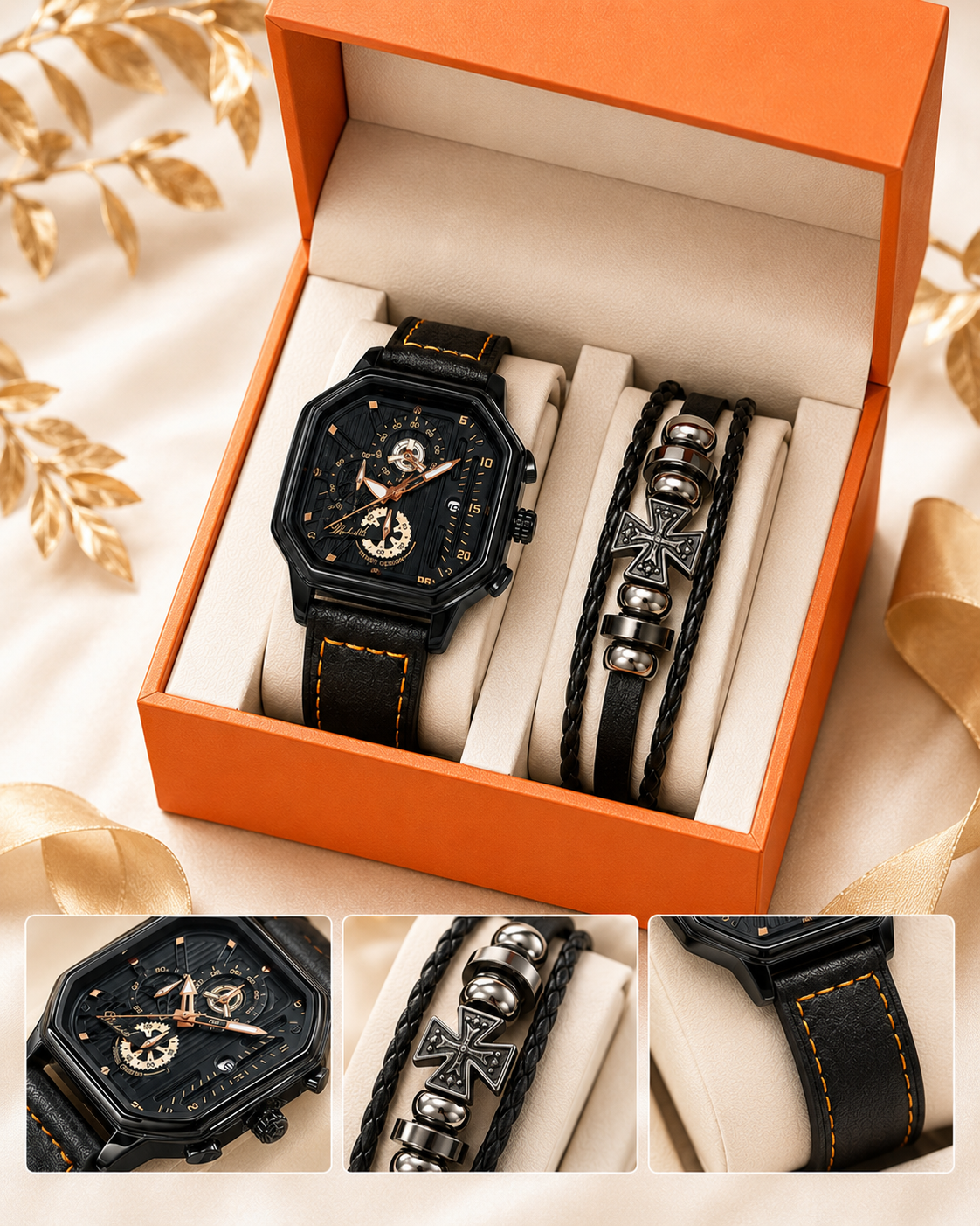 Watch Gift Set – Watch, Jewelry & Gift Box Included
